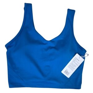 Balance Collection "Cate" Long Bra NWT Teal Blue Longline Sports Bra Athleisure